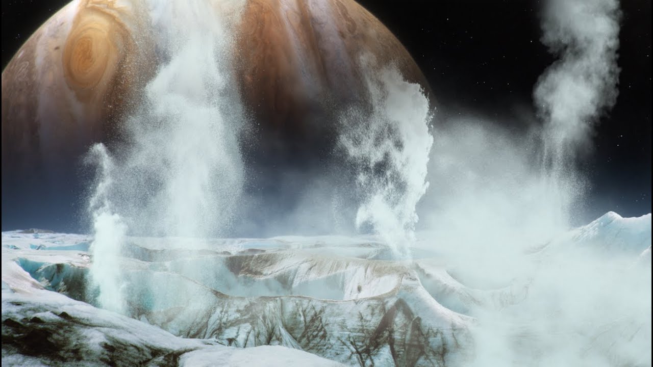 NASA обнаружило больше доказательств наличия гейзеров на Европе. Фото.