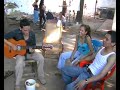 Parranda vallenata en valledupar, patio de la casa de Enrique Palomino.Canta Hanner y Fernando