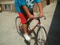15 year old doing track stands