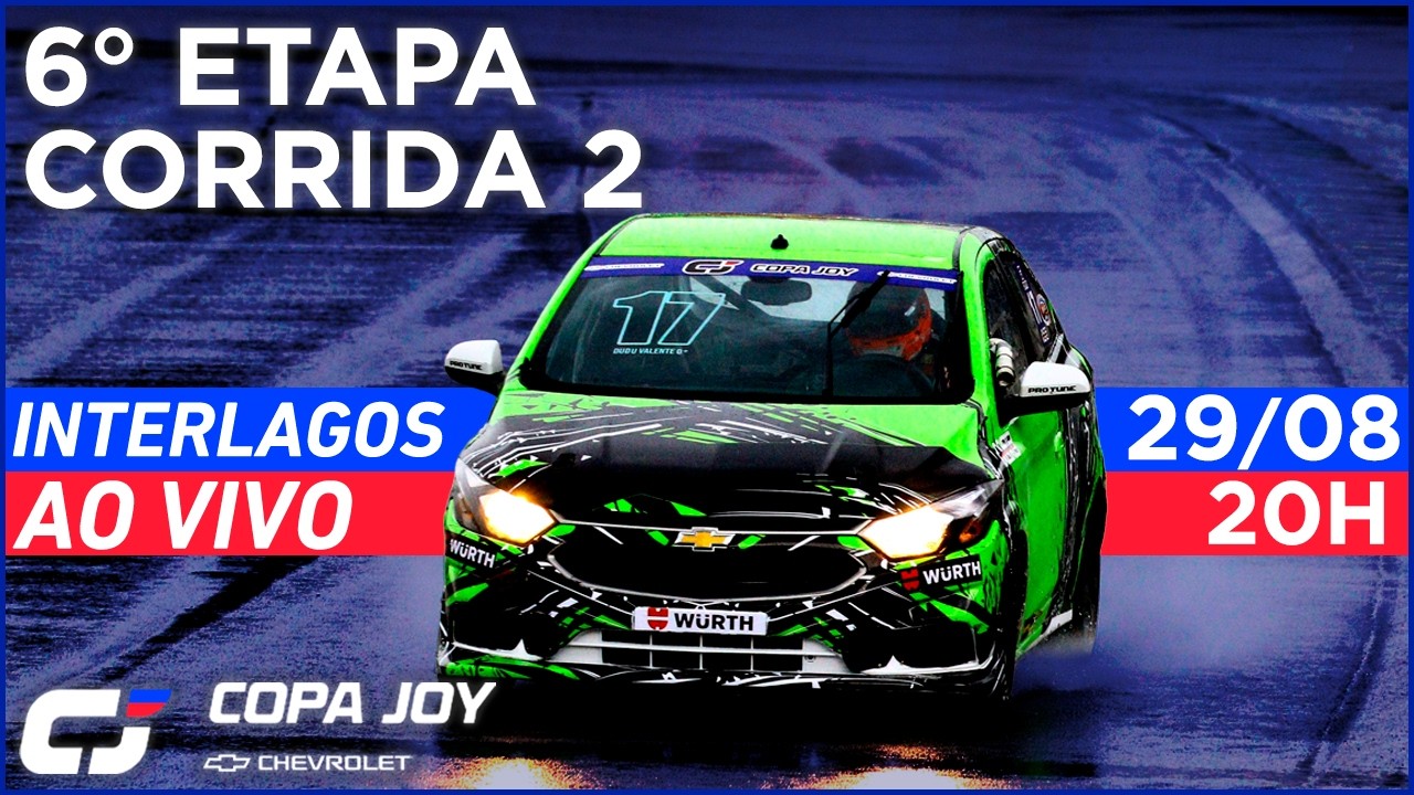 🔴 AO VIVO | Copa Joy Chevrolet em INTERLAGOS - 6ª Etapa | Corrida 2