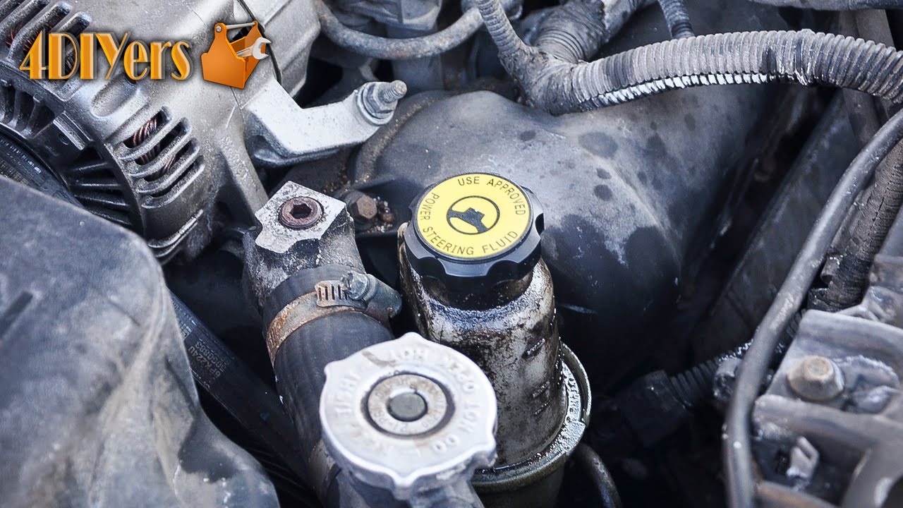 4DIYers DIY Dodge Dakota Power Steering Reservoir Pressure Issue Repair