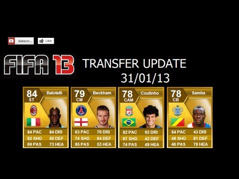 how to transfer update fifa 13