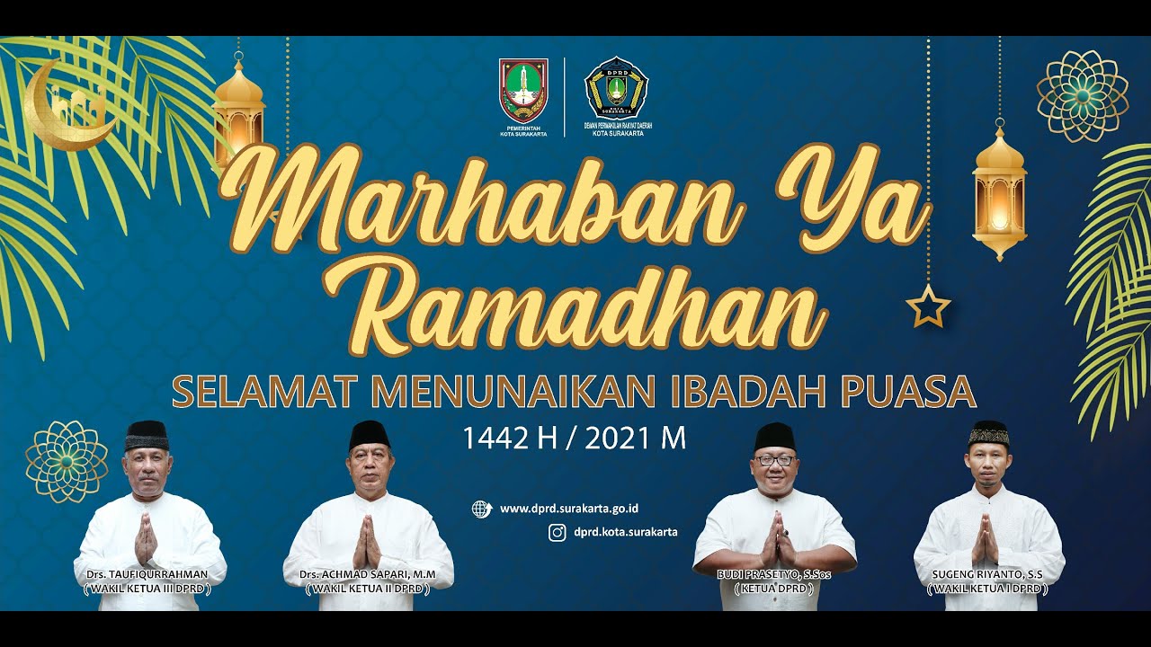 Greeting Marhaban Ya Ramadhan 1442 H