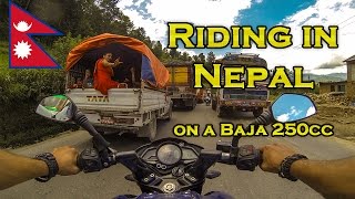 Insane Travel Adventure- Riding Across Nepal on a Bajaj Pulsar Motorcycle