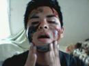 4/15/08 With Garbage I do Face Painting