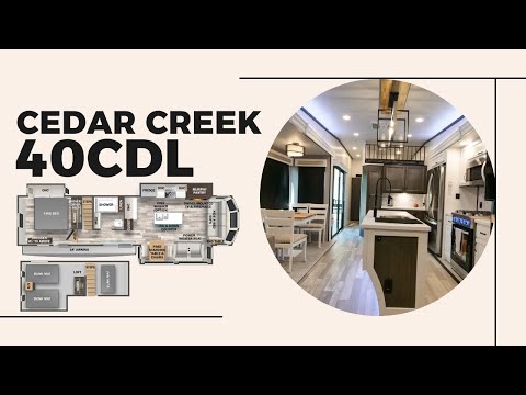 Thumbnail for Tour the 2023 Cedar Creek Cottage 40CDL by Forest River Video