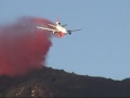 California fire - DC-10 dropping retardant