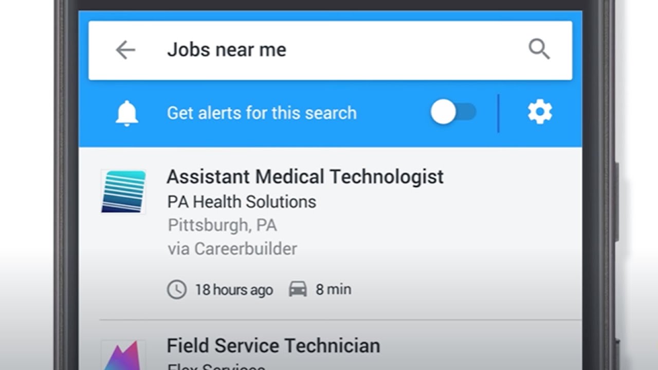 Find your next job, with Google