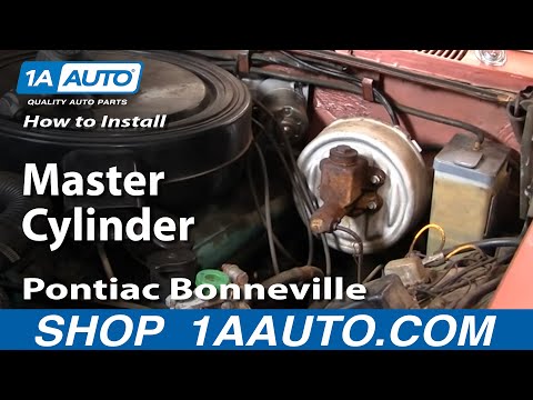 How To Install Replace Master Cylinder Pontiac Bonneville 59-60 1AAuto.com