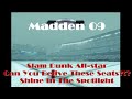 Madden 09 Achievements: Shine in the spotlight, can you believe these seats, slam dunk all-star