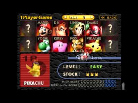 how to play super smash bros nintendo 64