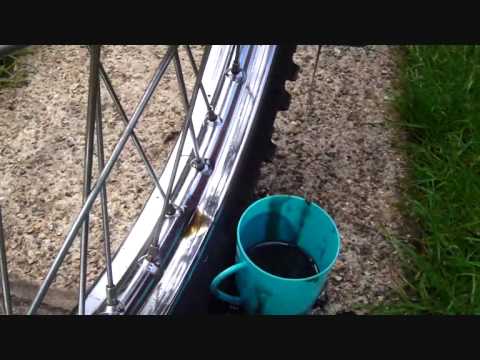 how to change fork oil on a kx85