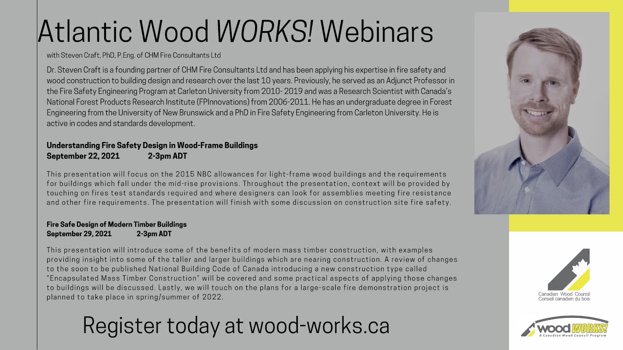 Fire Safety Webinars Day 1 - Understanding Fire Safety Design in Wood-Frame Buildings