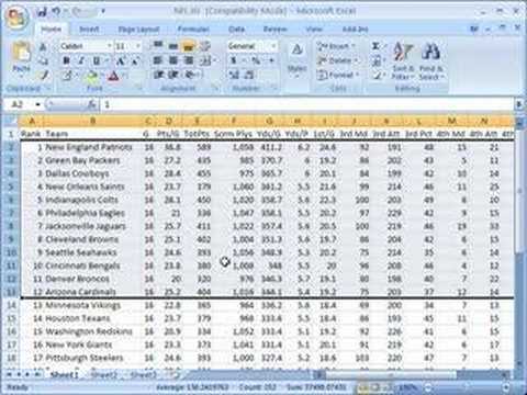 how to set column width in excel