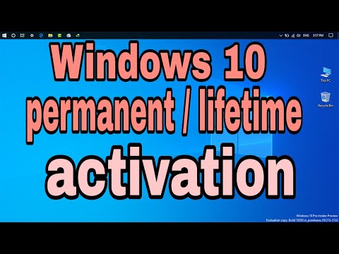 How to activate Windows 10 | Windows 10 lifetime activation | Windows 10 permanent activation