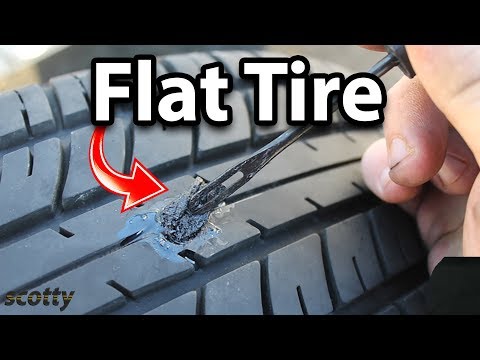 how to patch flat tire