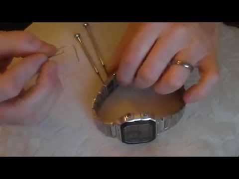 how to remove links from a watch band