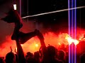Fumig�nes ambiance de feu Gerland ol-nantes 6�me titre sud