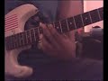 eu tocando iron hallowed
