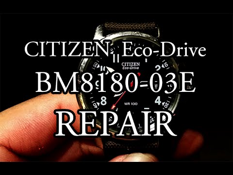 how to repair eco drive watch