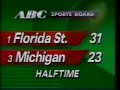 FSU Seminoles at Michigan Wolverines 1991 highlights, Part 2