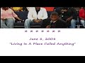 scott preached that...living in a place!
