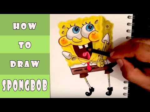 how to draw spongebob characters