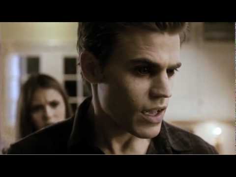 Vampire Diaries: Elena and Stefan Kiss in the Kitchen