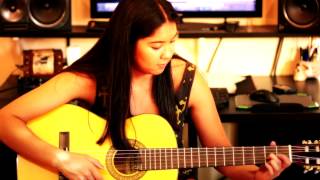 AC/DC - Back In Black - Acoustic Cover by Rebecca - Guitar Lessons