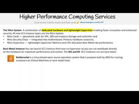 CLF-C01 — High Performance Computing HPC