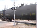 BNSF Mixed Freight w/Mid-Train DPU Power - Flagstaff,Arizona