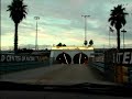 Leaving Dayona Speedway going out the tunnels