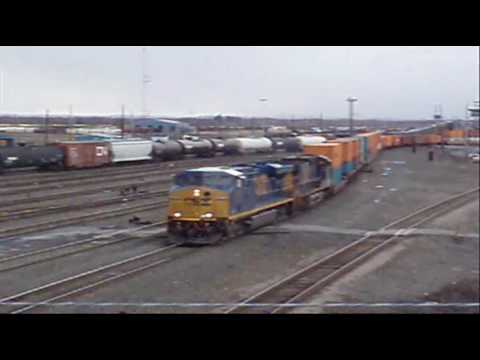 Selkirk Train Yard Intermodal Train ...