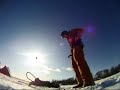 Snowkiting with my 12m Latitude and 8m Escalade Snow Kiting - 01-04