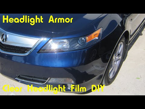 Clear Headlight Tint Protection Kit DIY – Headlight Armor –  Acura TL