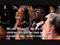 We are the world 25 (Haiti) with Names and Lyrics (HD)