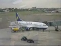 A rotina da aviação comercial .