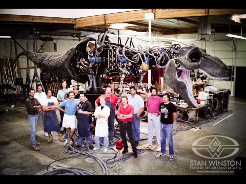 Animatronic - SUBSCRIBE to SWSCA on YouTube: http://bit.ly/Zp70T4 Building the Animatronic T-Rex for Jurassic Park (pt. 1) FULL STORY here: https://www.stanwinstonschool.c...
