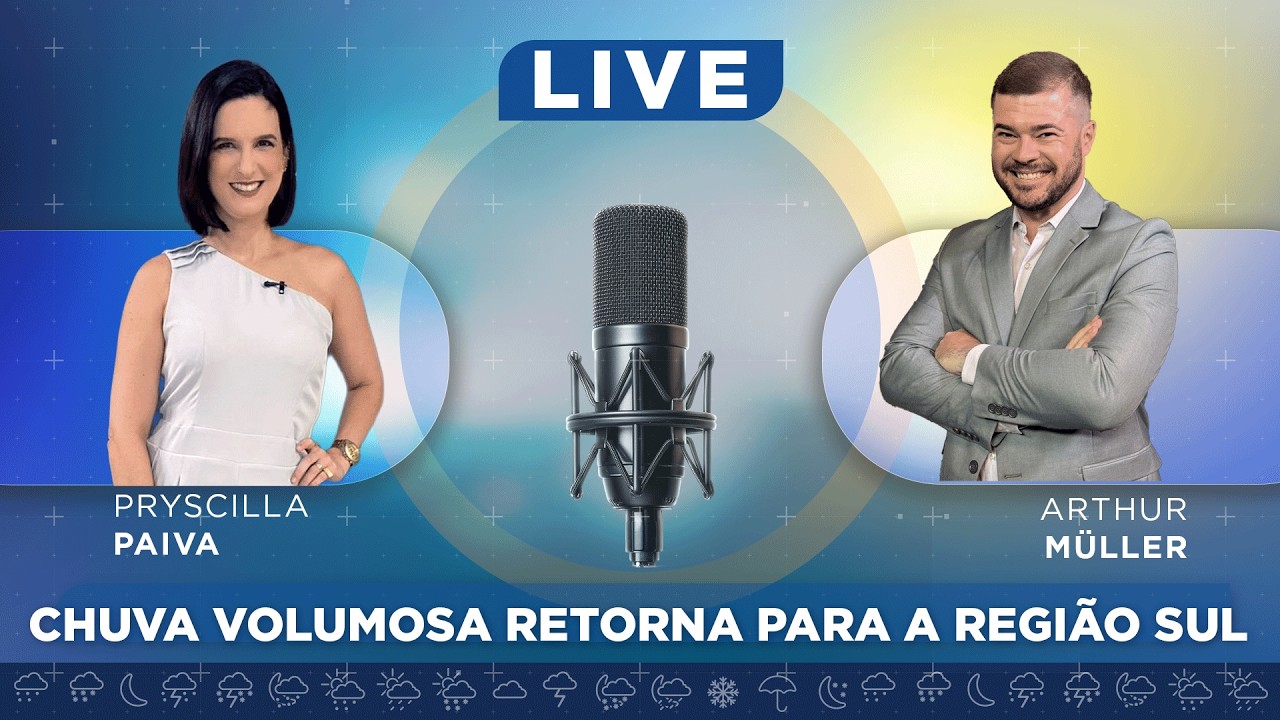 Chuva volumosa retorna para a região Sul