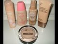 My top 5 foundations, review and swatches