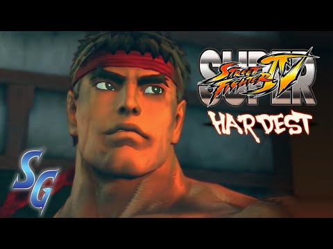 Super Street Fighter 4 - ARCADE MODE - HARDEST - RYU NO MISS w/ FLASHY FINISHES!
