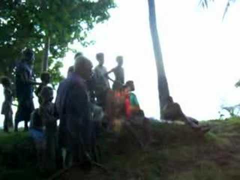 Tom jet plays music in Rabaul