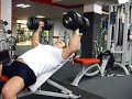 JEANPAUL AT THE GYM INCLINE DUMBELL FLYES