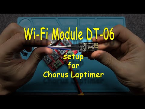 Wi Fi module setup for Chorus Laptimer