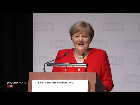 Rede von Bundeskanzlerin Angela Merkel beim Deutsch ...