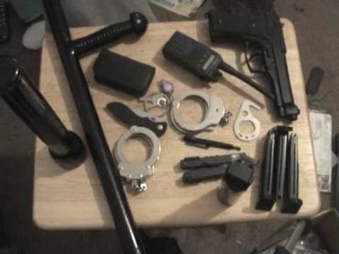 how to clean nylon duty belt