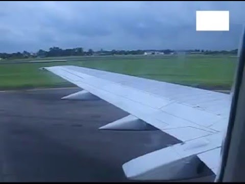 Garuda Indonesia B734  taking off at Polonia Airport - Medan