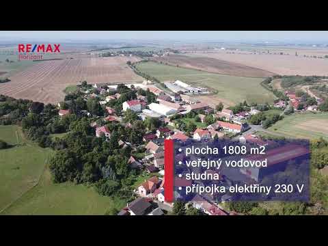 Video Prodej stavebního pozemku 1808 m2 Chocenice  u Břežan I, okres Kolín.