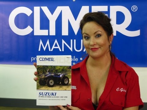 Clymer Manuals Suzuki LT-4WD Manual LT-F4WDX Manual LT-F250 Shop Manual Suzuki ATV Manuals Video