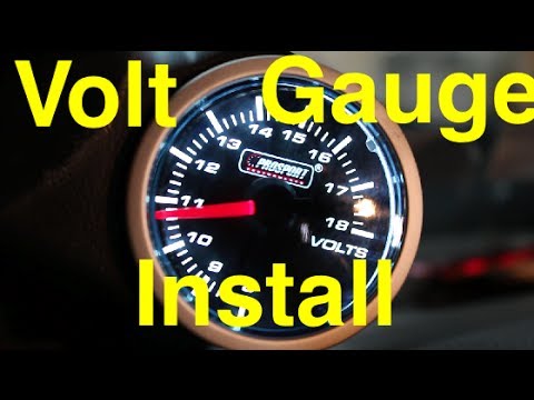 Eps 19 Volt Gauge Install | ProSport Performance Series Volt Gauge | 1JZ Supra